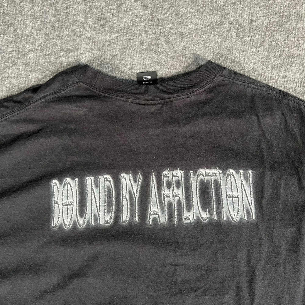 Final Resting Place Bound by Affliction Death Metal Band T-Shirt Hanes Beefy XL - Picture 4 of 5